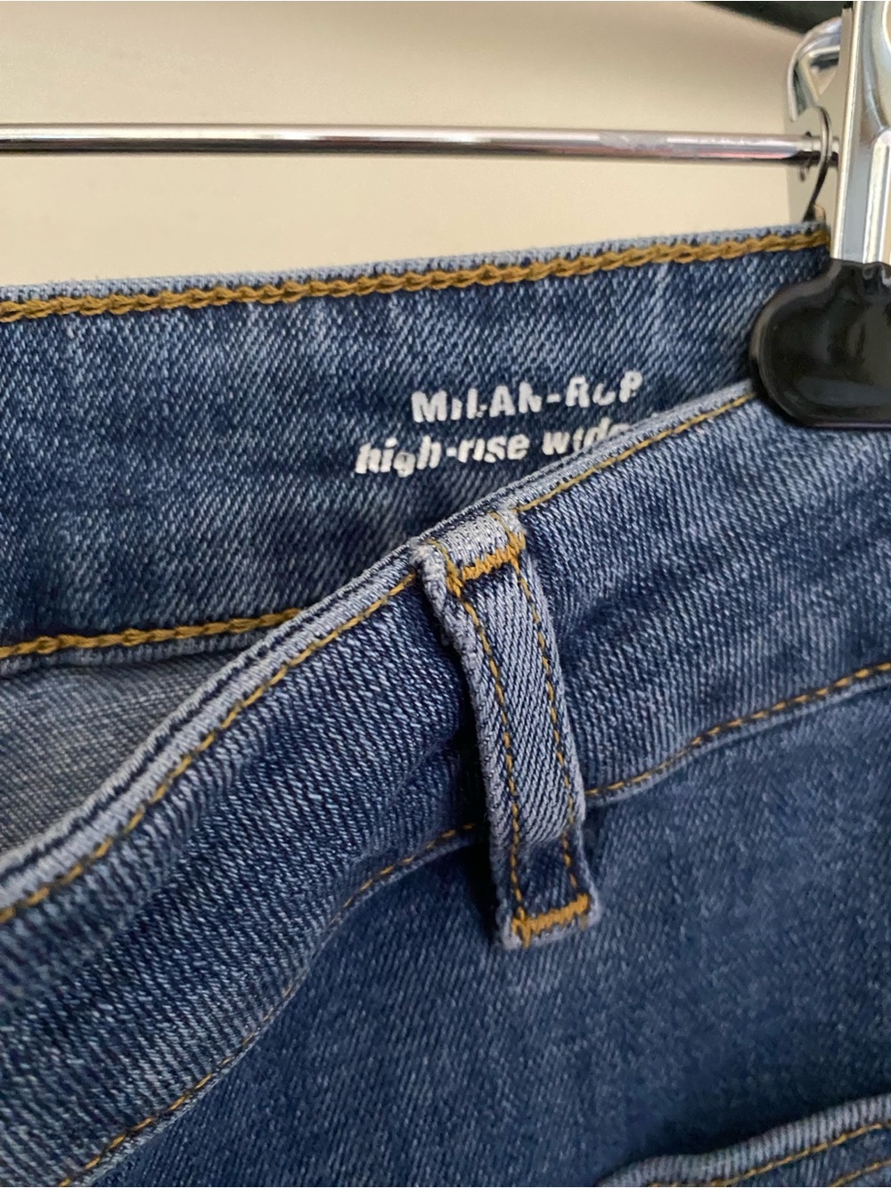 Lola Jeans Western Inspired Milan-RCB High Rise Wide Leg Medium Wash Jean Size29 - Picture 11 of 16